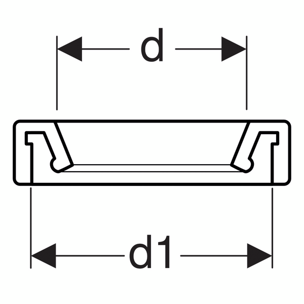 Kumitiiviste Geberit 152.424.00.1 d80-100 mm