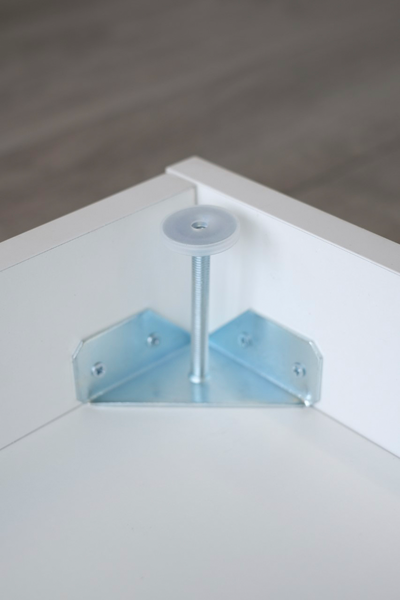 Liukuovikomeron sokkeli Cello valkoinen 120x10x63cm