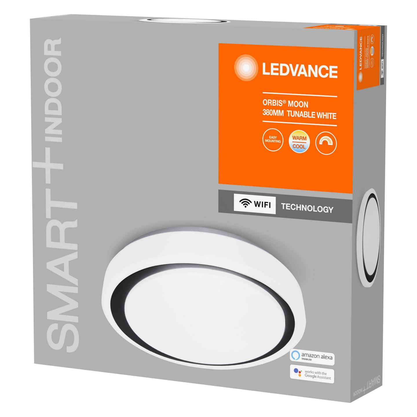 Kattovalaisin LEDVANCE SMART+ WiFi Orbis Moon Round 380 2500lm valkoinen