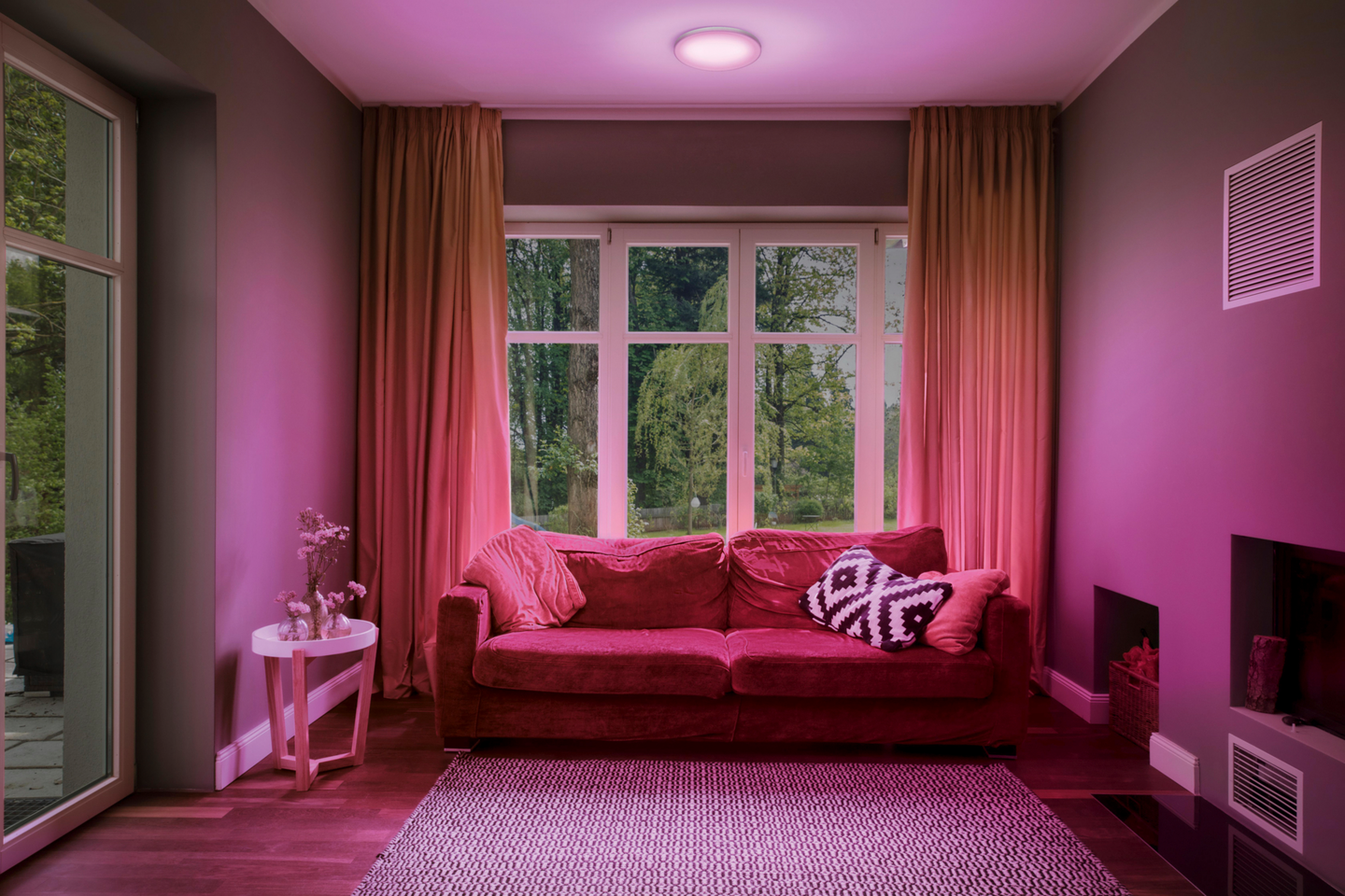 Paneelivalaisin LEDVANCE SMART+ WiFi Planon Frameless 30 1600lm tw/rgb