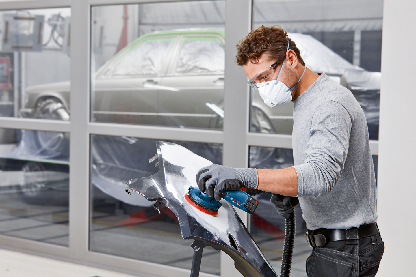 Epäkeskohiomakone Bosch GEX 12V-125 Solo L-Boxx