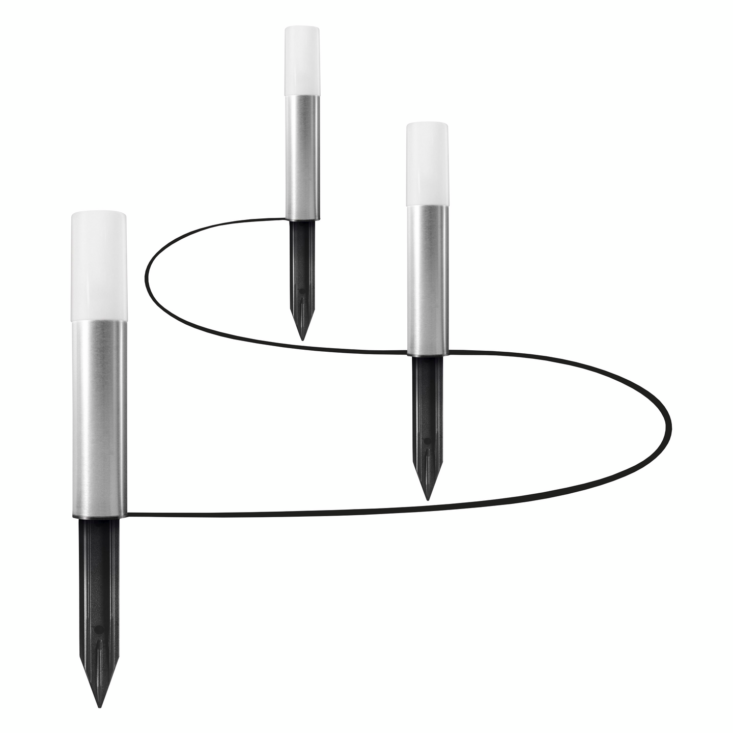 Ulkovalaisin LEDVANCE SMART+ WiFi Garden Pole 45lm rgbw 3kpl lisäosa