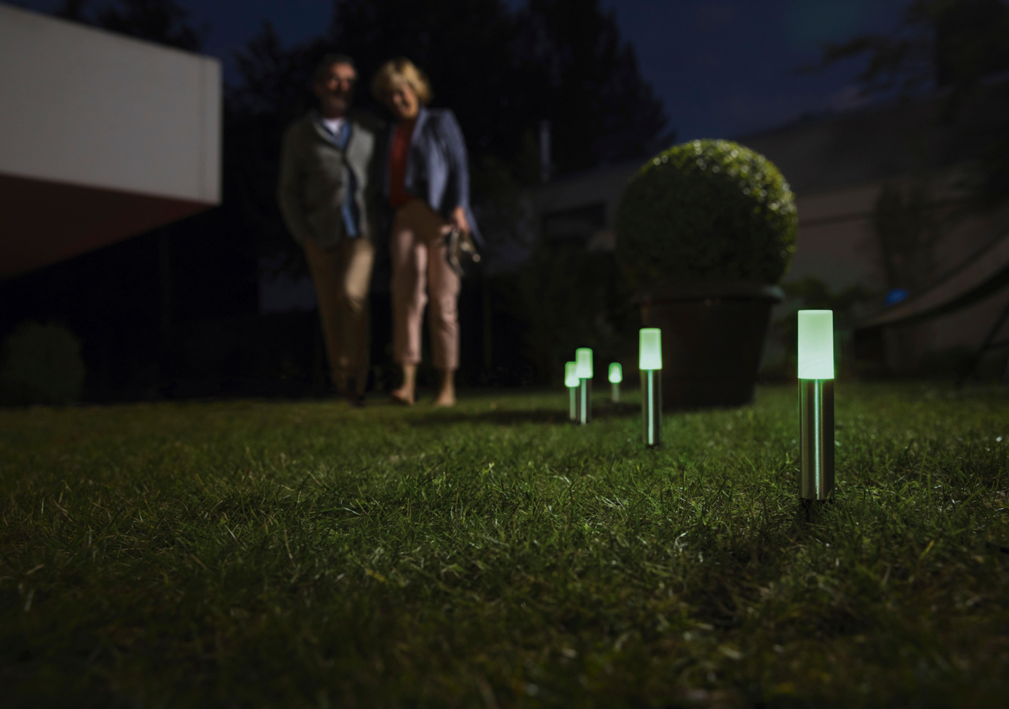 Ulkovalaisin LEDVANCE SMART+ WiFi Garden Pole 45lm rgbw 3kpl lisäosa