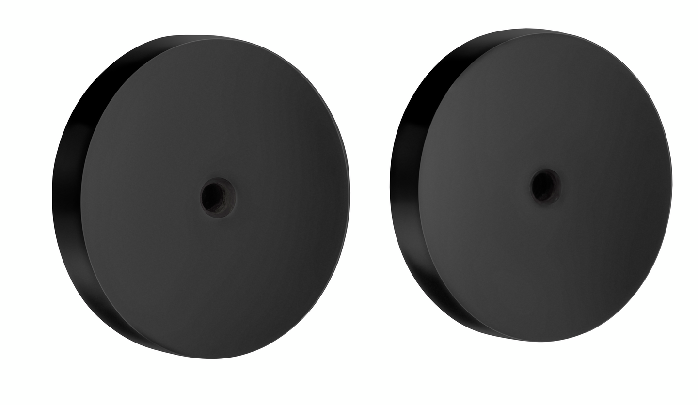 Liimattavat taustalevyt Smedbo Xtra FB966 Sideline suihkukoreille mattamusta