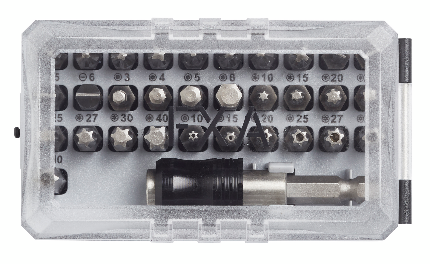 Ruuvauskärkisarja FXA 32-osainen TX/PH/PZ/SL/H/TT 25mm