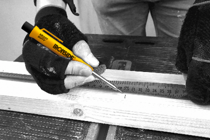 Rakennusmarkkeri Ironside lyijy 3mm