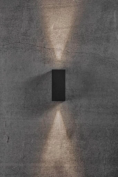 Ulkoseinävalaisin Nordlux Asbol Led 2x6,5W 150lm 3000K musta