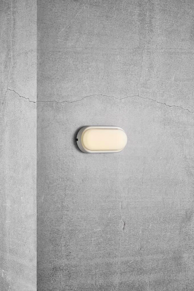 Ulkoseinävalaisin Nordlux Cuba ovaali led 700lm 3000K valkoinen