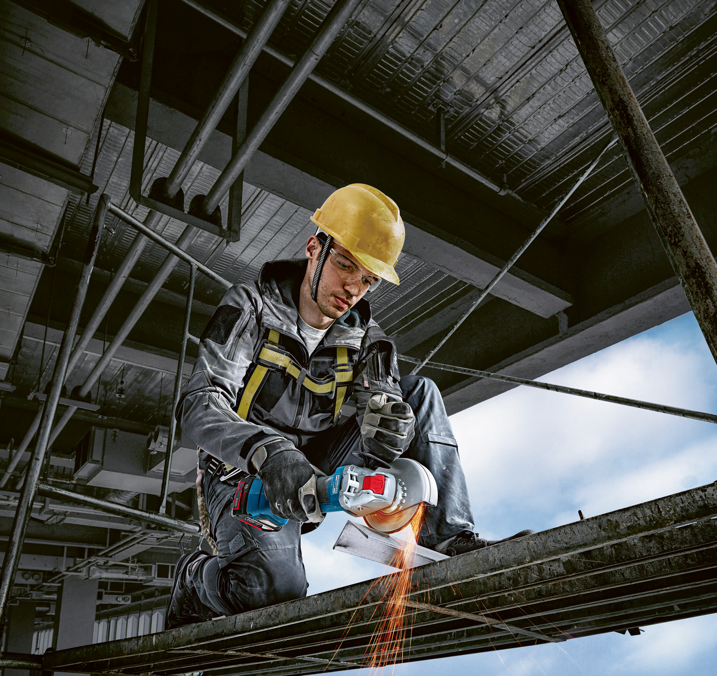 Akkukulmahiomakone Bosch GWX 18V-7 Solo