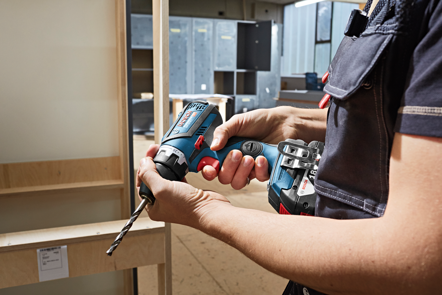 Akkukonesarja Bosch 18V GDR 18V-200 + GSR 18V-60 C