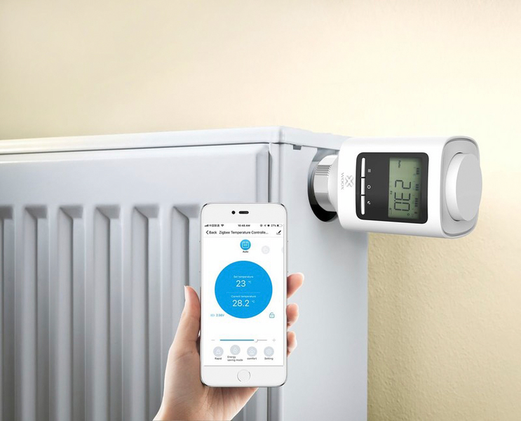 Termostaatti Woox patteritermostaatti Zigbee