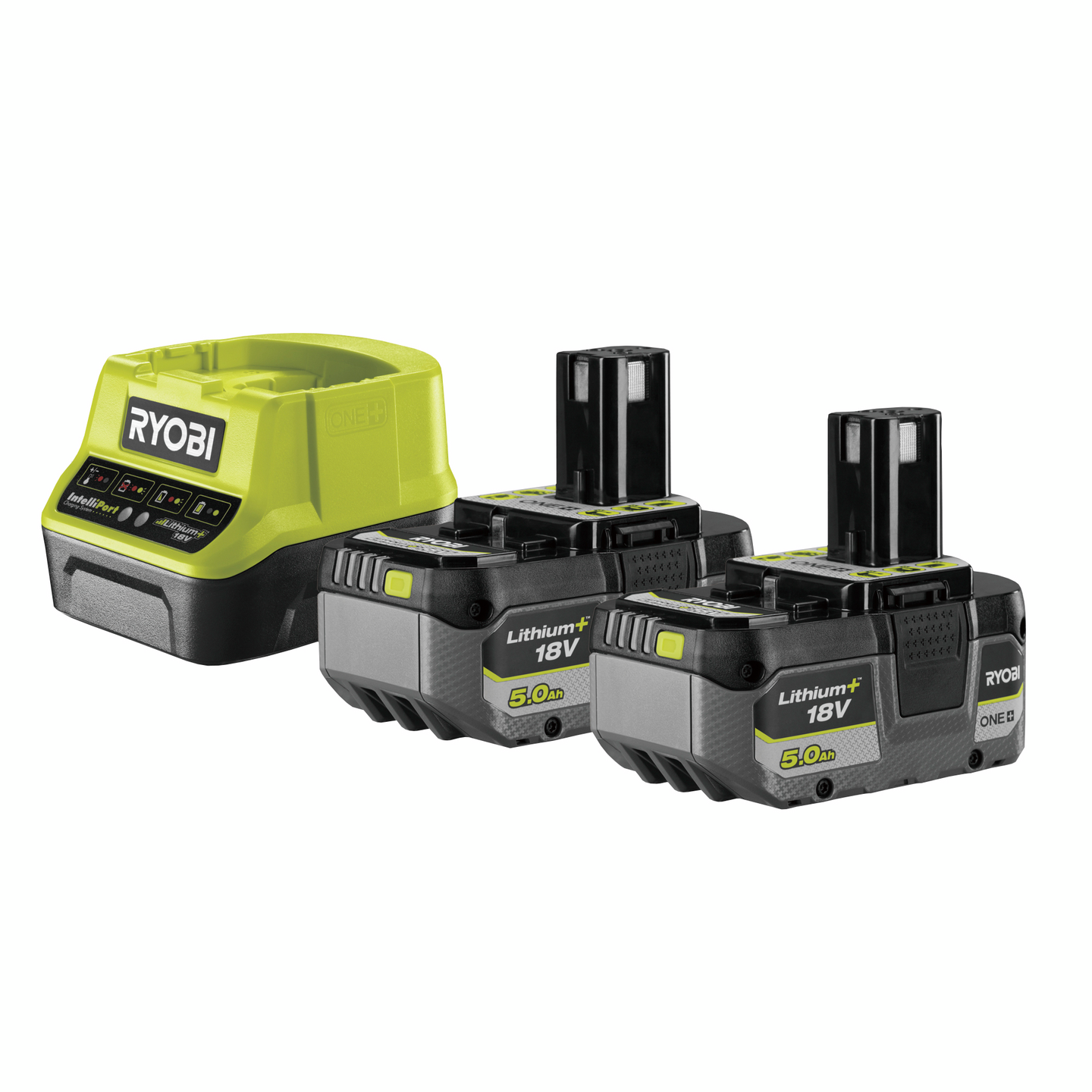 Ryobi RC18120-250, Sada 2x 18 V Lithium Iontová Baterie 5 Ah S Nabijeckou Rc18120 One 4143216