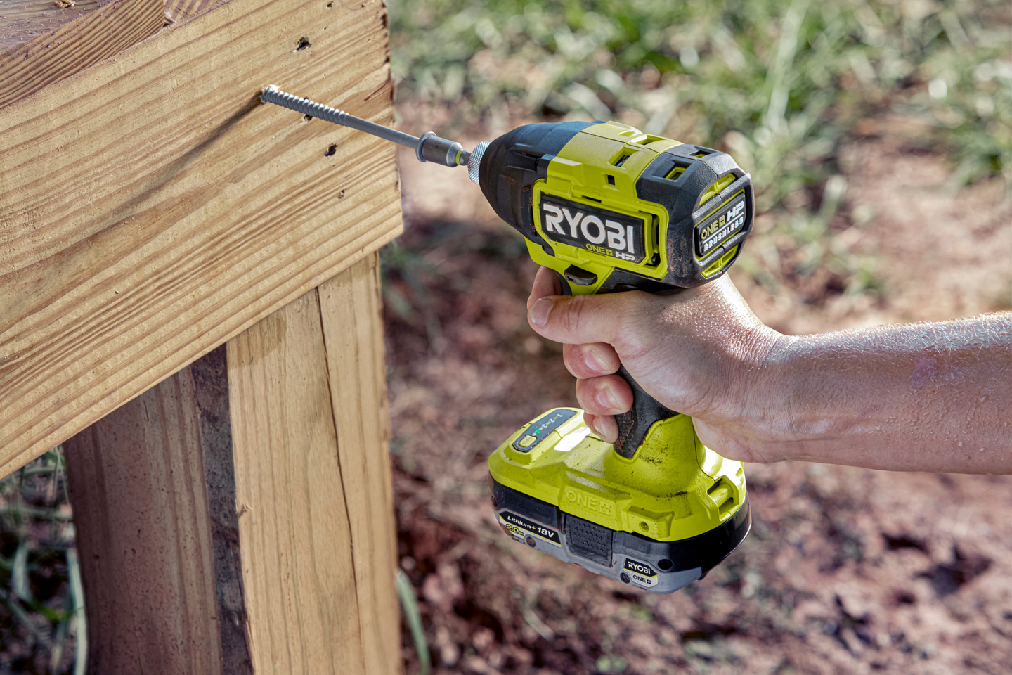 Iskevä akkuruuvinväännin Ryobi RID18X-0 18V ONE+ HP runko