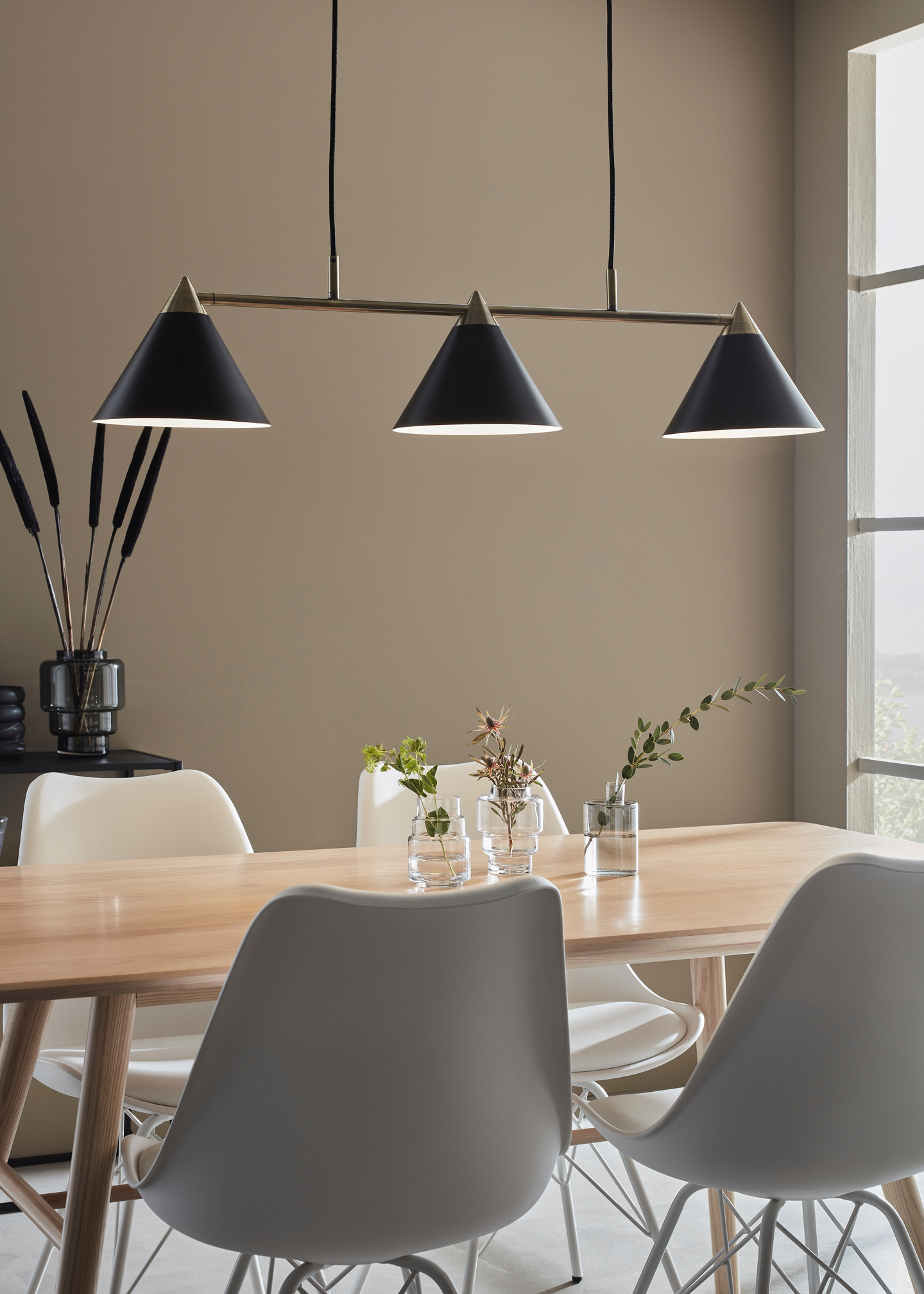 Kattovalaisin Markslöjd Klint 3x maks. 60W E27 musta