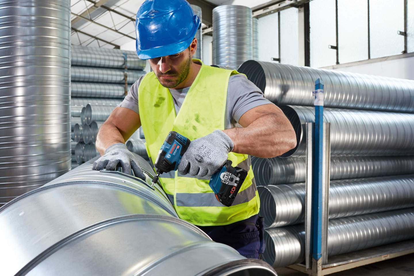 Akkukonesarja Bosch 18V GDX 18V-200 + GSR 18V-55