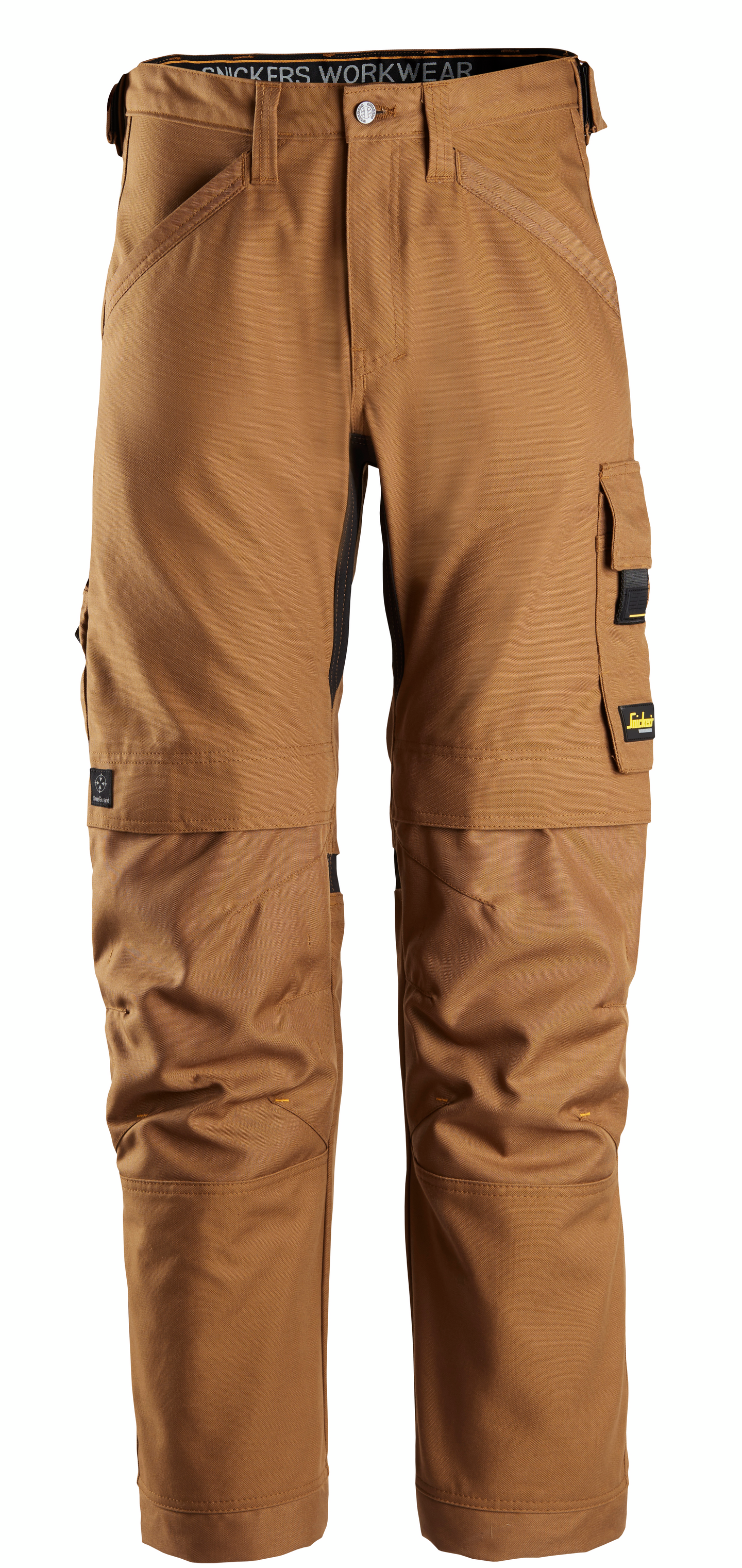 Housut Snickers Canvas+ Stretch 6324-1212 ruskea