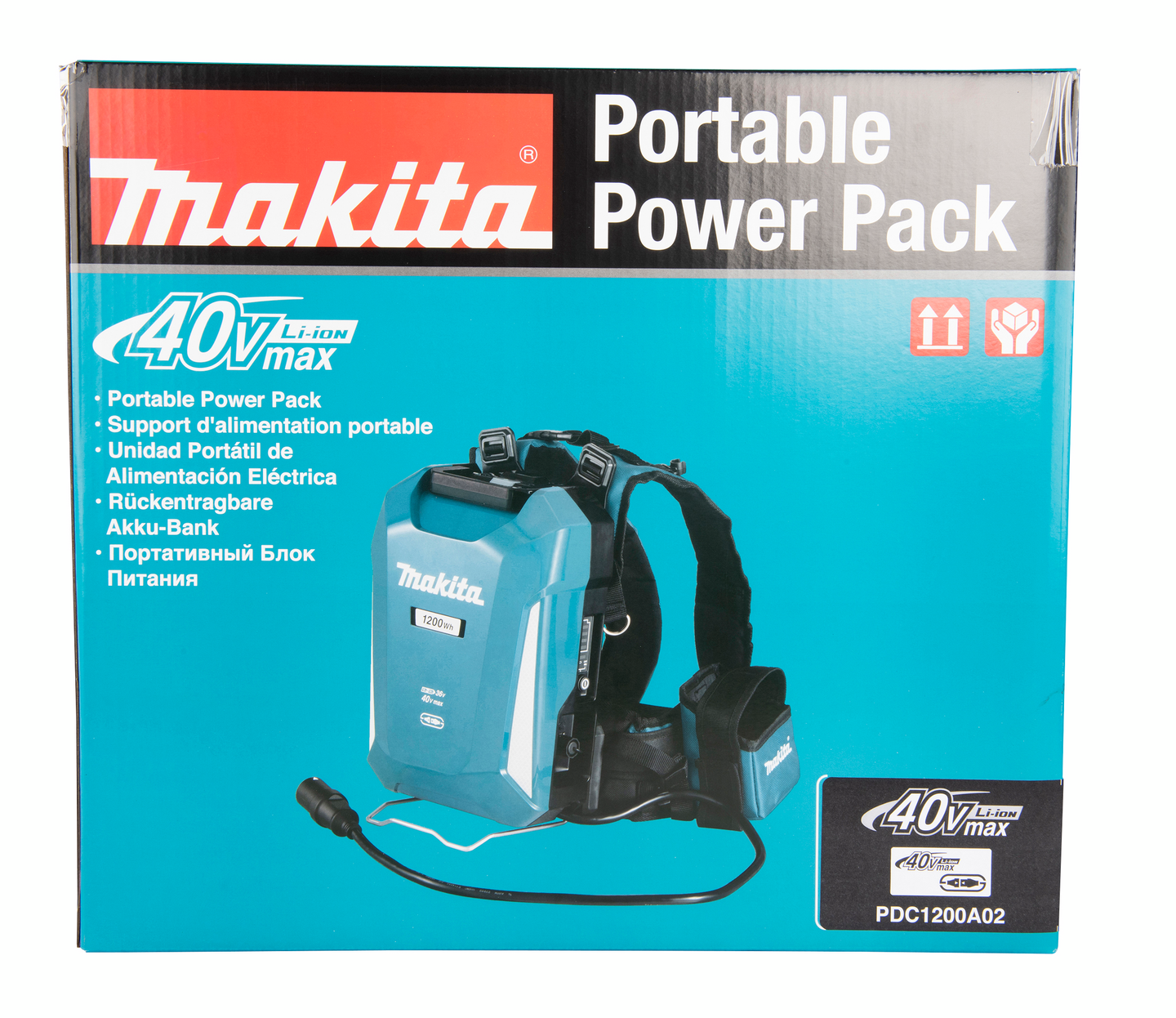 Reppuakku Makita PDC1200A02 36V 33,5Ah