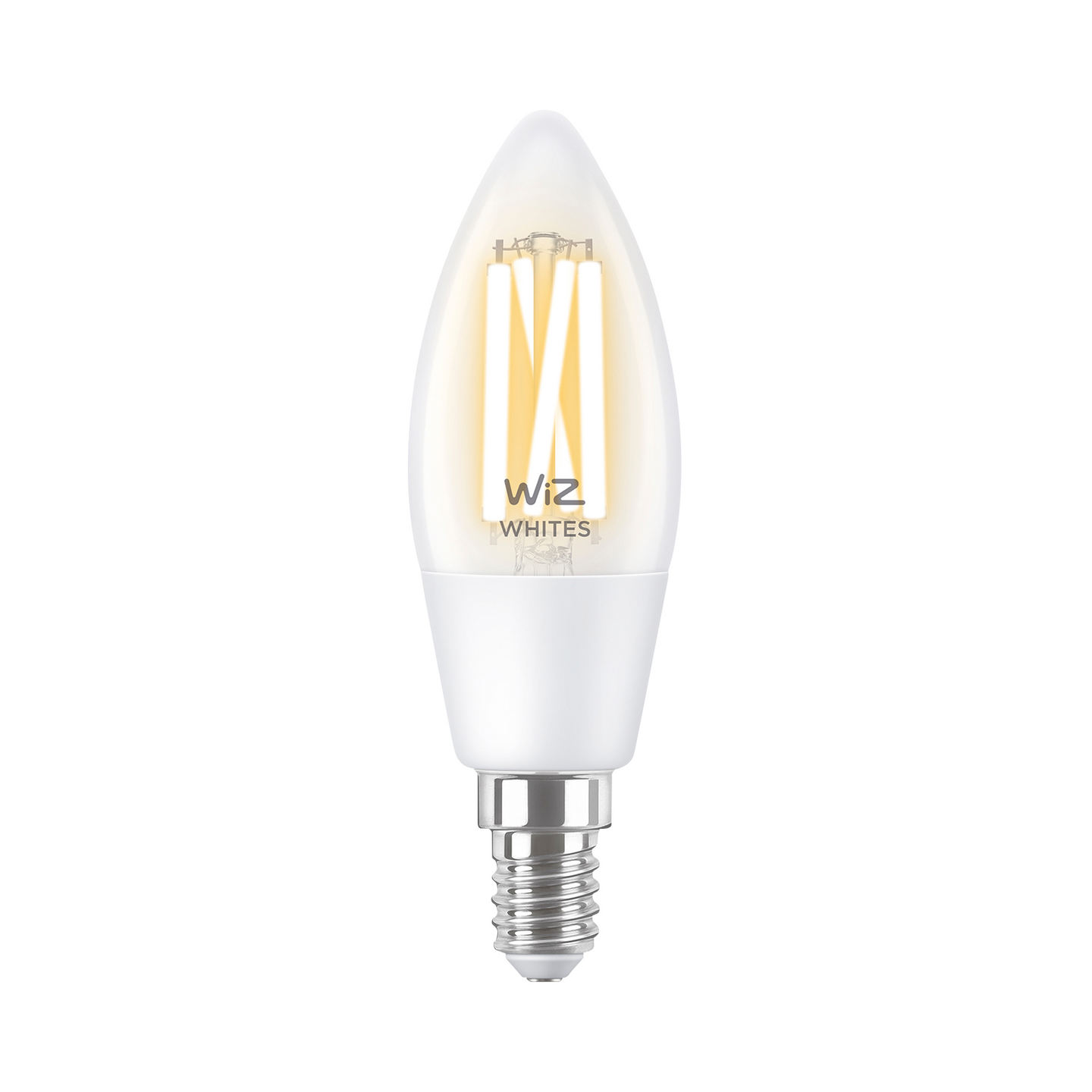 Led-lamppu WiZ WI-FI 4.9W E14 C35 927-65 Filament TW kirkas