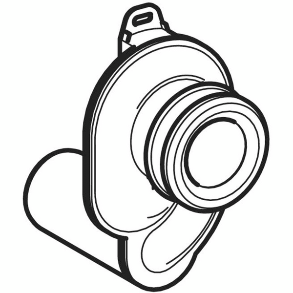 Urinaalin vesilukko Geberit 152.950.11.1 50mm vaakapoisto