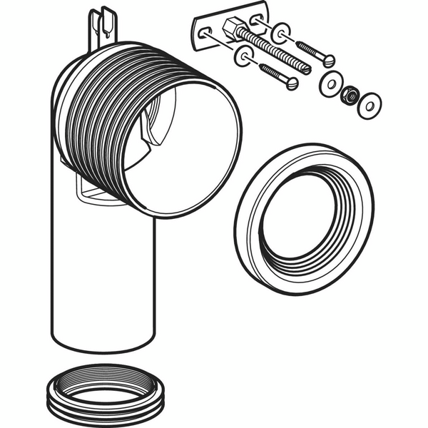 Wc-yhdyskappale Geberit 131.015.11.1 110mm 90