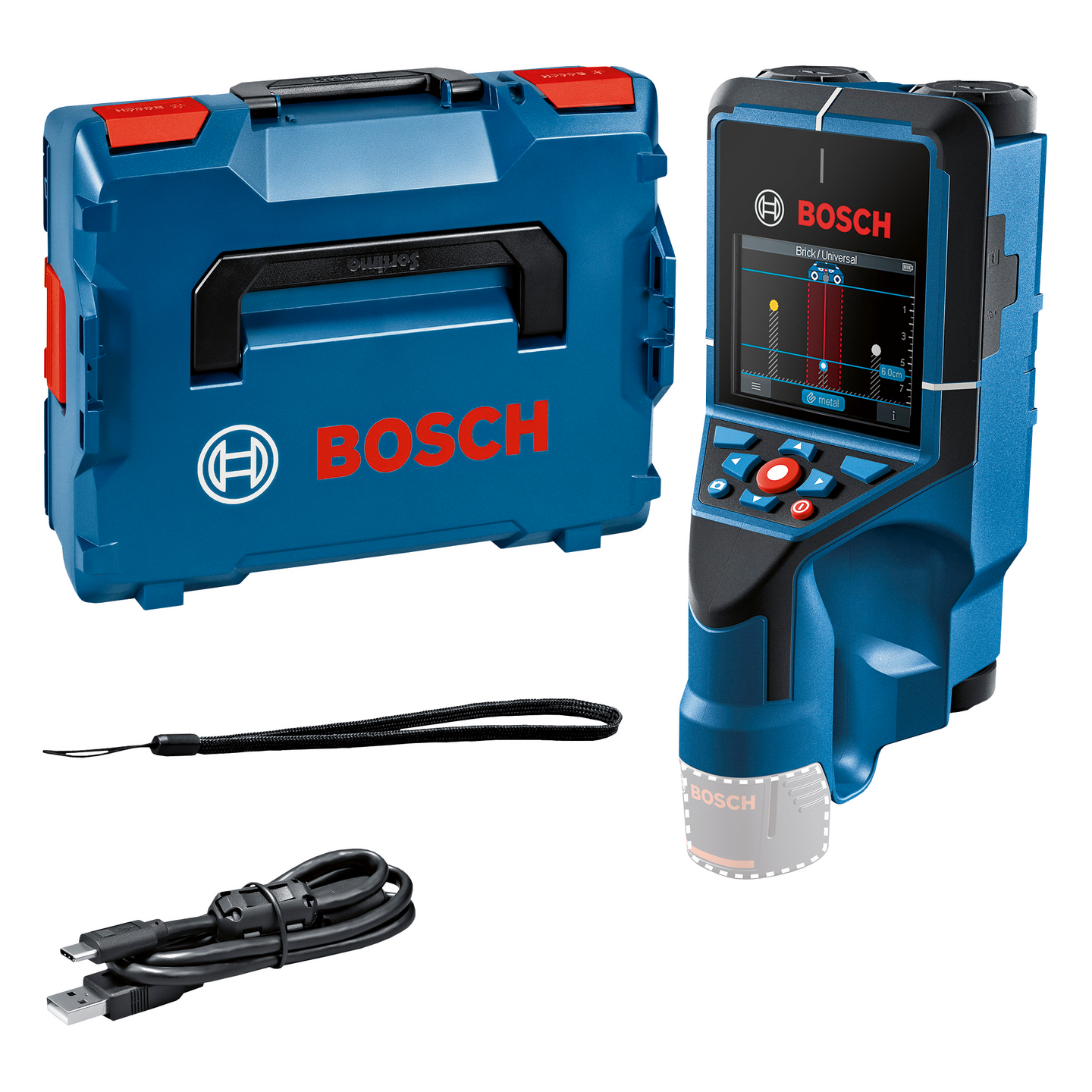 Rakenneilmaisin Bosch D-TECT 200 C 12V Solo L-BOXX