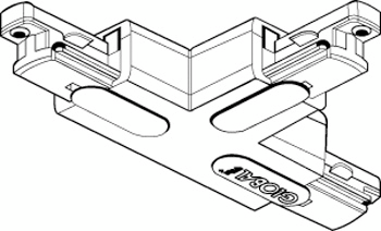 T-kappale Global Trac GB36-3 1-vaihe valkoinen