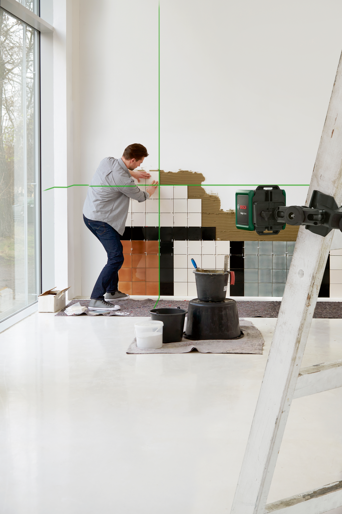 Ristilinjalaser Bosch Quigo Green