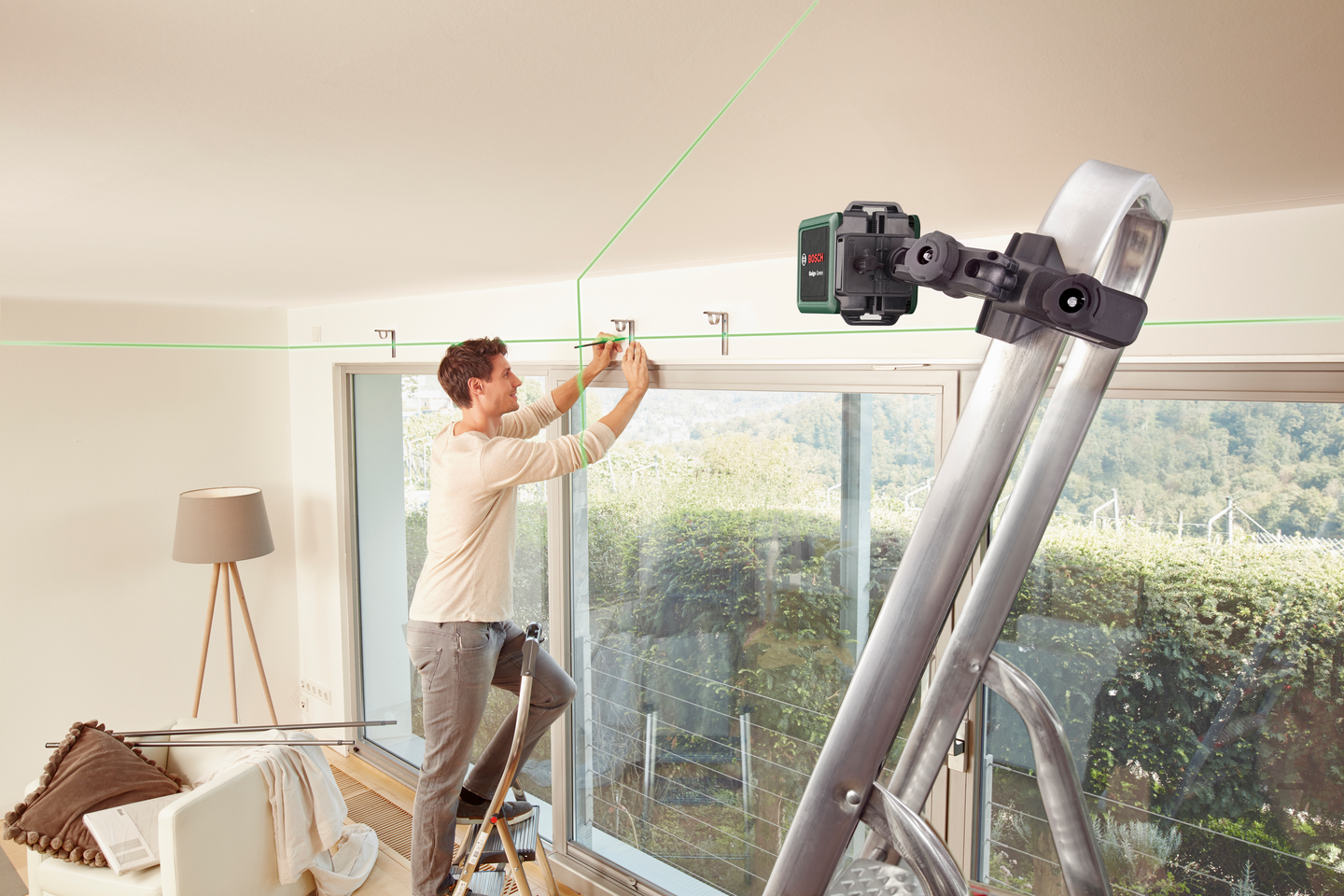 Ristilinjalaser Bosch Quigo Green