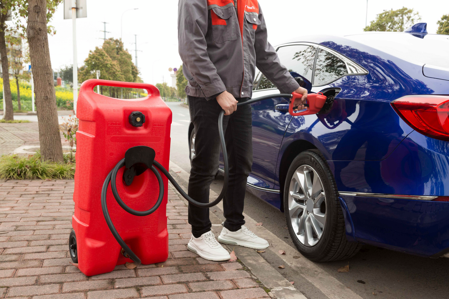 Polttoainekanisteri PROF 53l tankkauspistoolilla