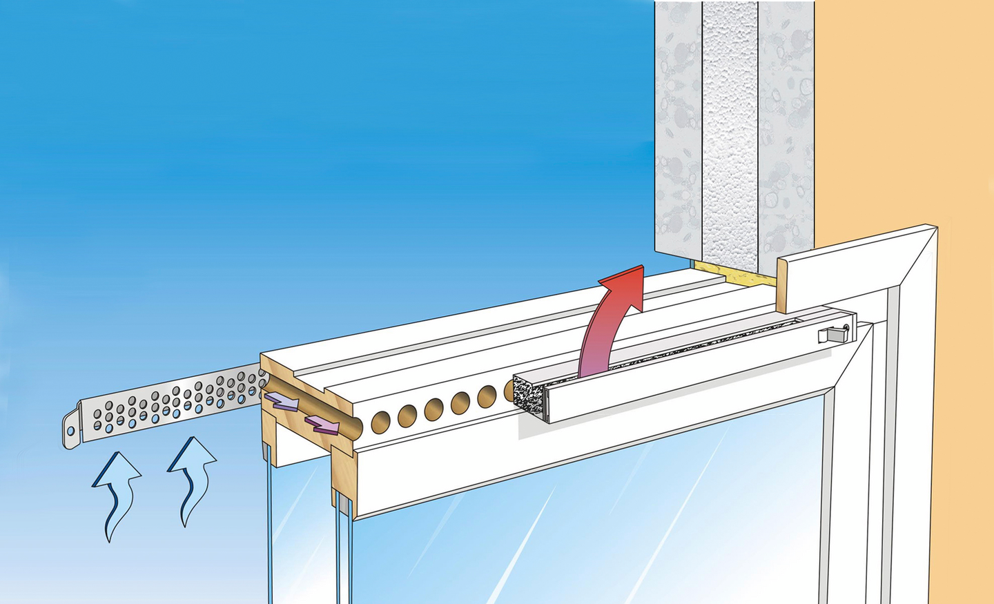 Korvausilmaventtiili Biobe VS-B 40