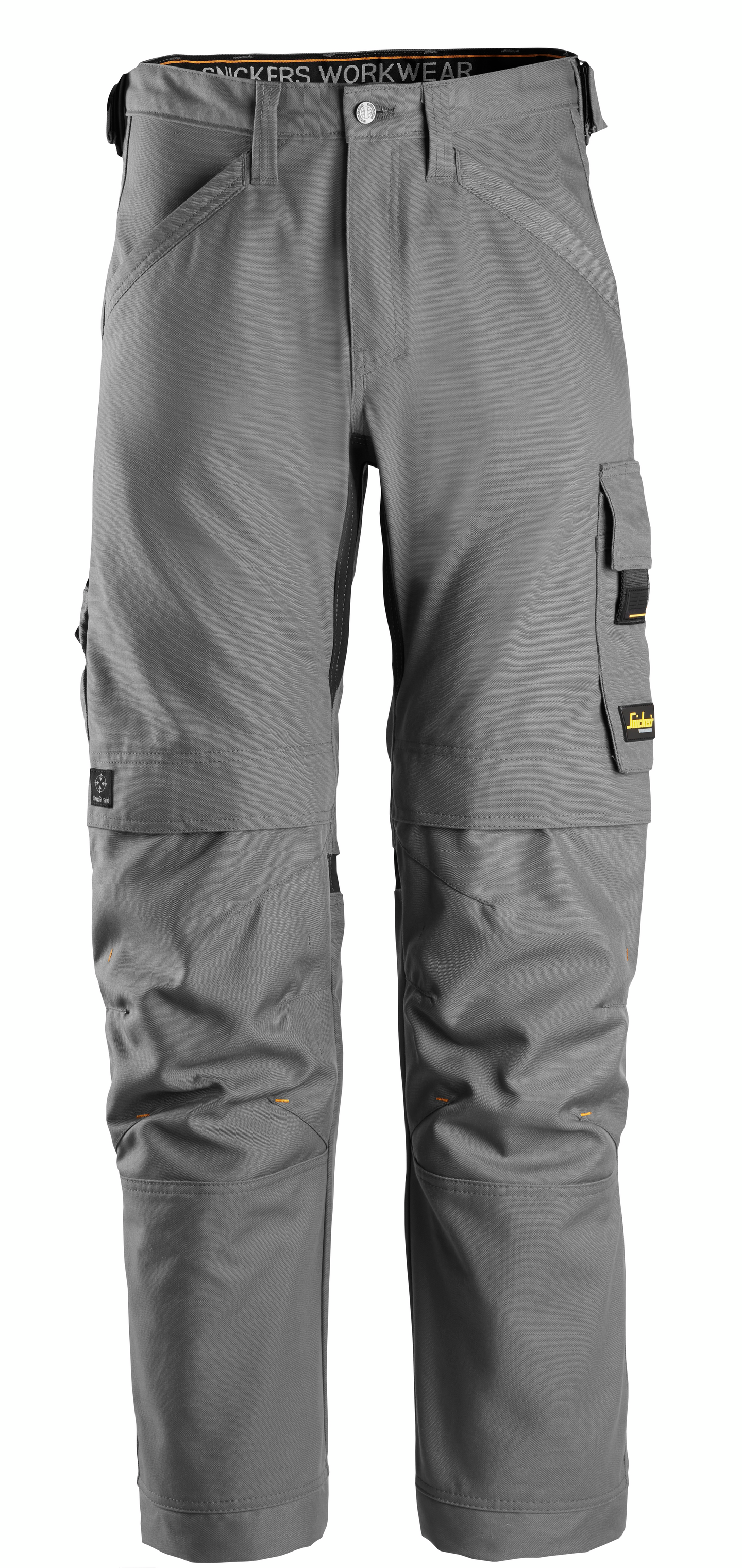 Housut Snickers Canvas+ Stretch 6324-1818 vaaleanharmaa