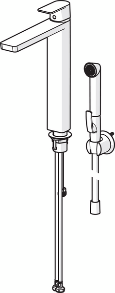 Pesuallashana Oras 4802F Stela Bidetta korkea