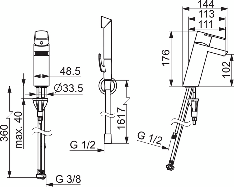 Pesuallashana Oras 4812F Stela Bidetta