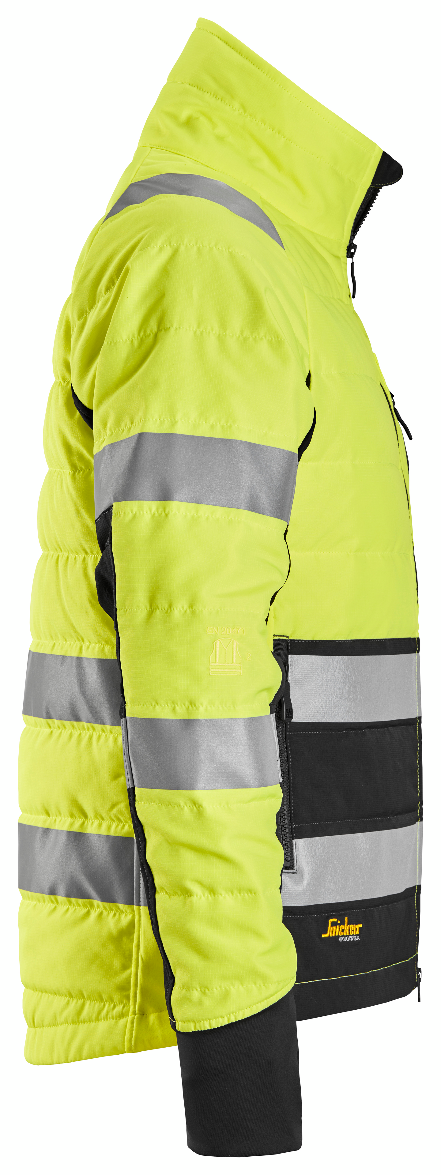 Kevyttoppatakki Snickers AllroundWork 8133-6604 huomio lk 2 keltainen