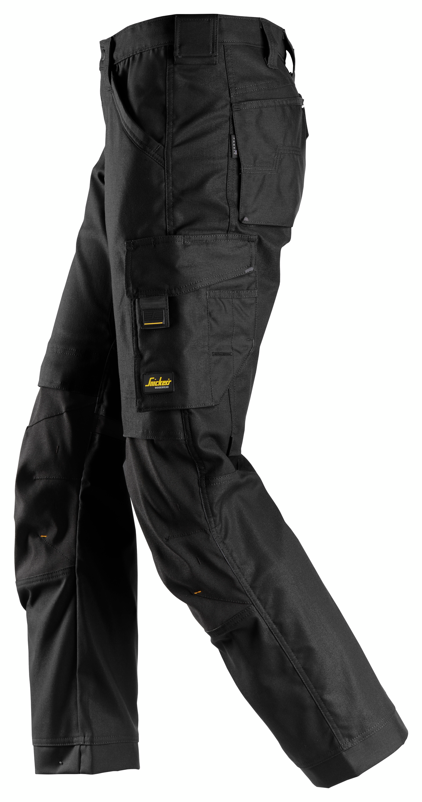 Housut Snickers Canvas+ Stretch 6324-0404 musta