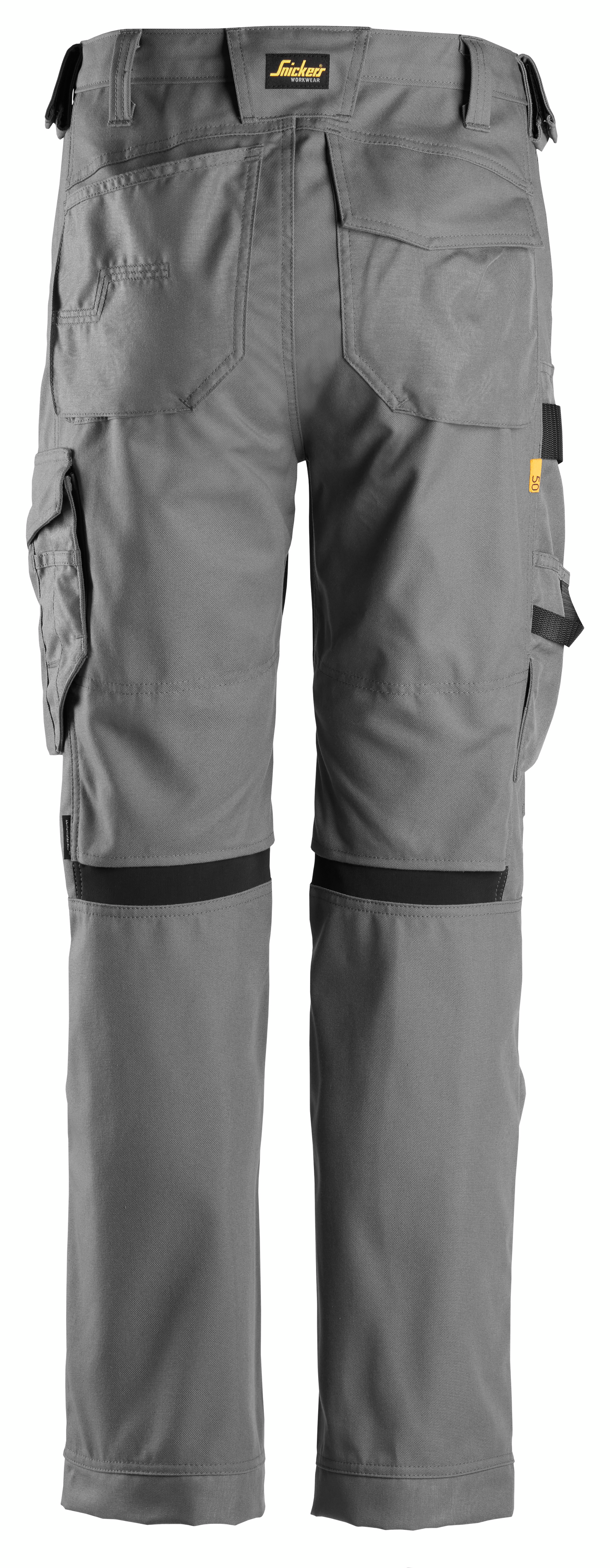 Housut Snickers Canvas+ Stretch 6324-1818 vaaleanharmaa