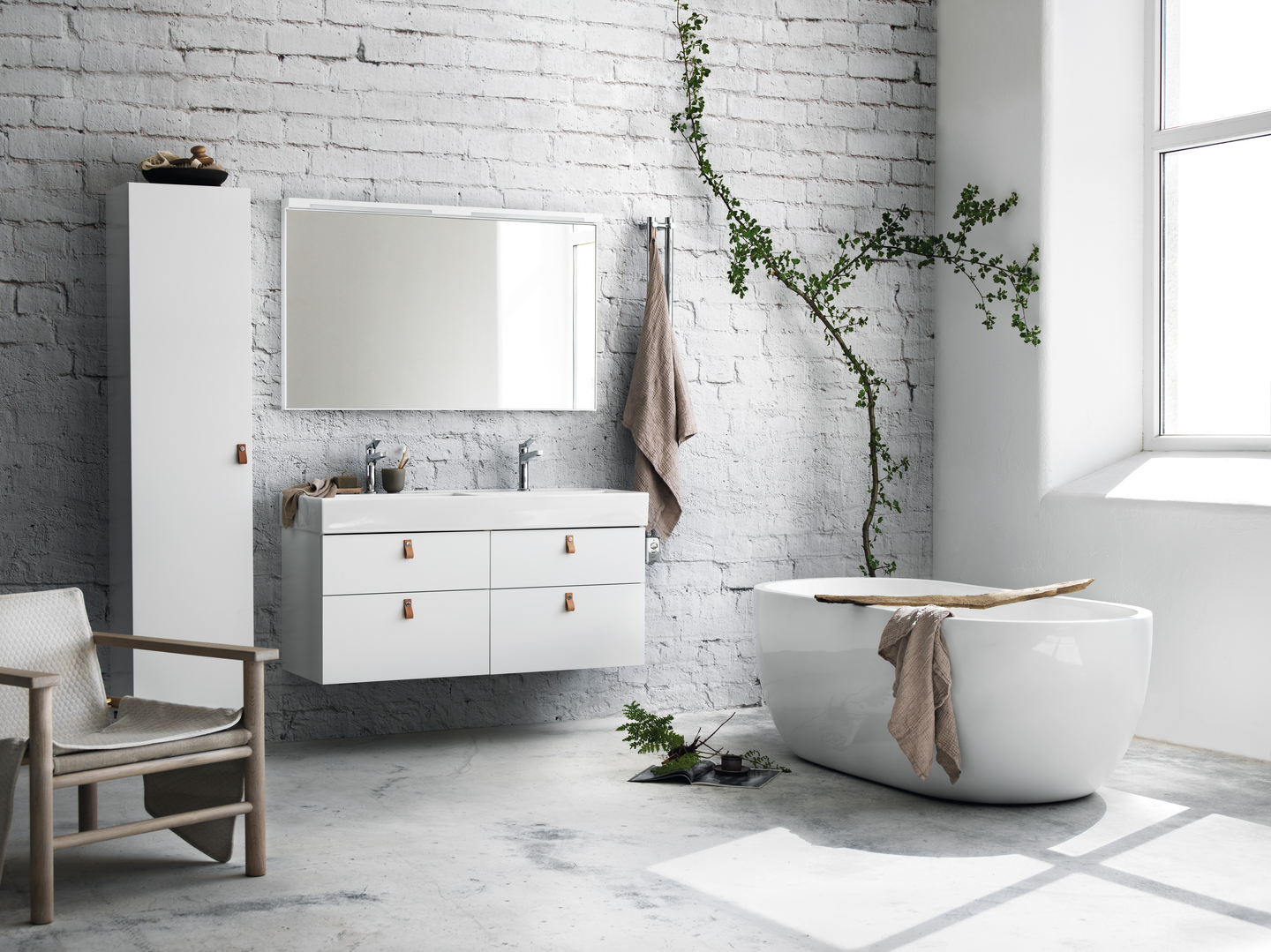 HANDDUKSTORK SVEDBERGS SIGYN KROM VATTEN, H-KNOPP 11,0X10,8X120CM