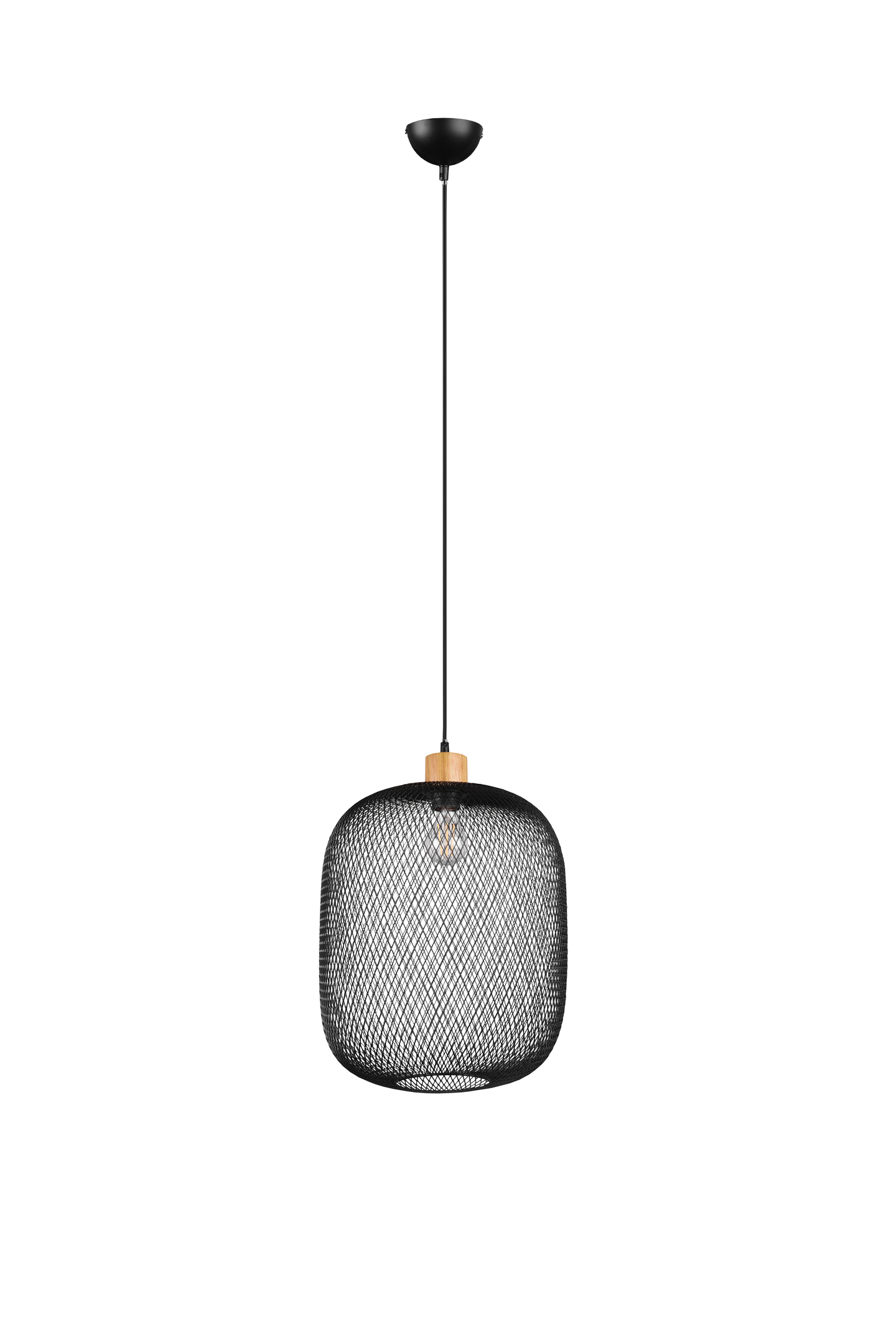 Riippuvalaisin TRIO Calimero E27 1-osainen 40cm mattamusta