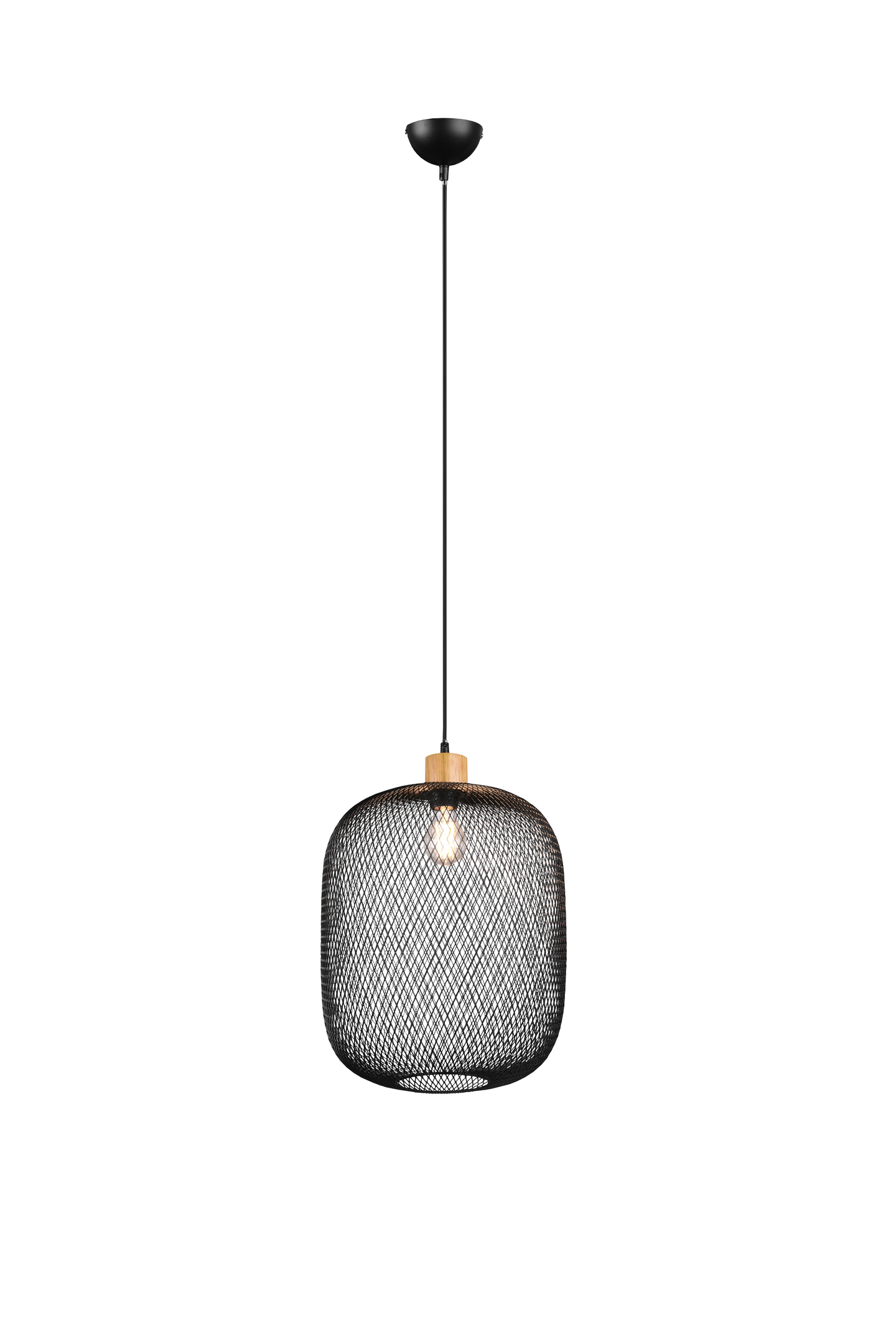 Riippuvalaisin TRIO Calimero E27 1-osainen 40cm mattamusta