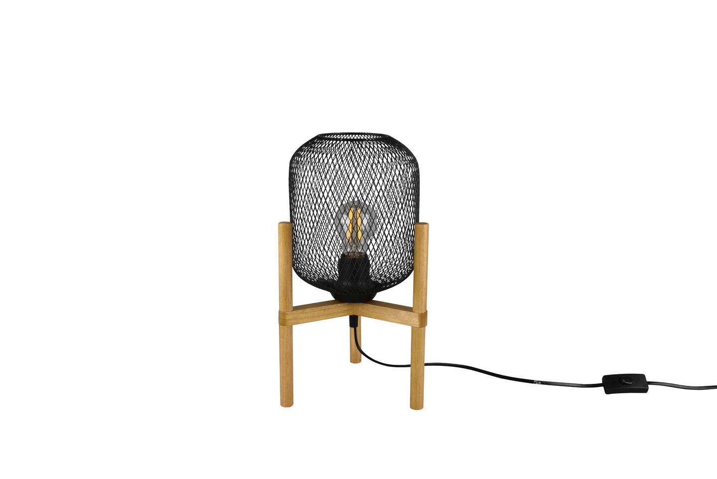 Pöytävalaisin TRIO Calimero E27 mattamusta