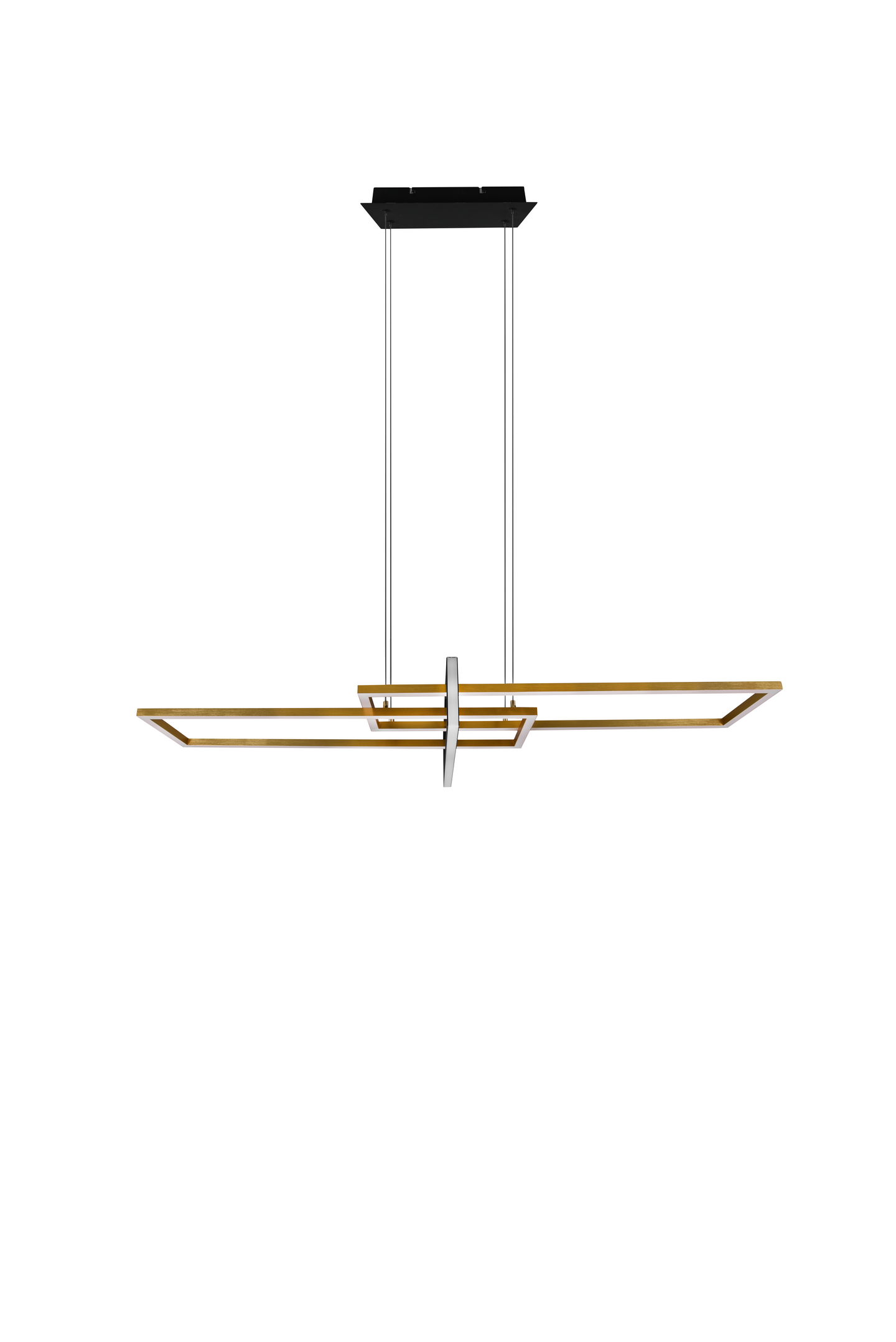 Riippuvalaisin TRIO Salinas led mattamessinki/mattamusta