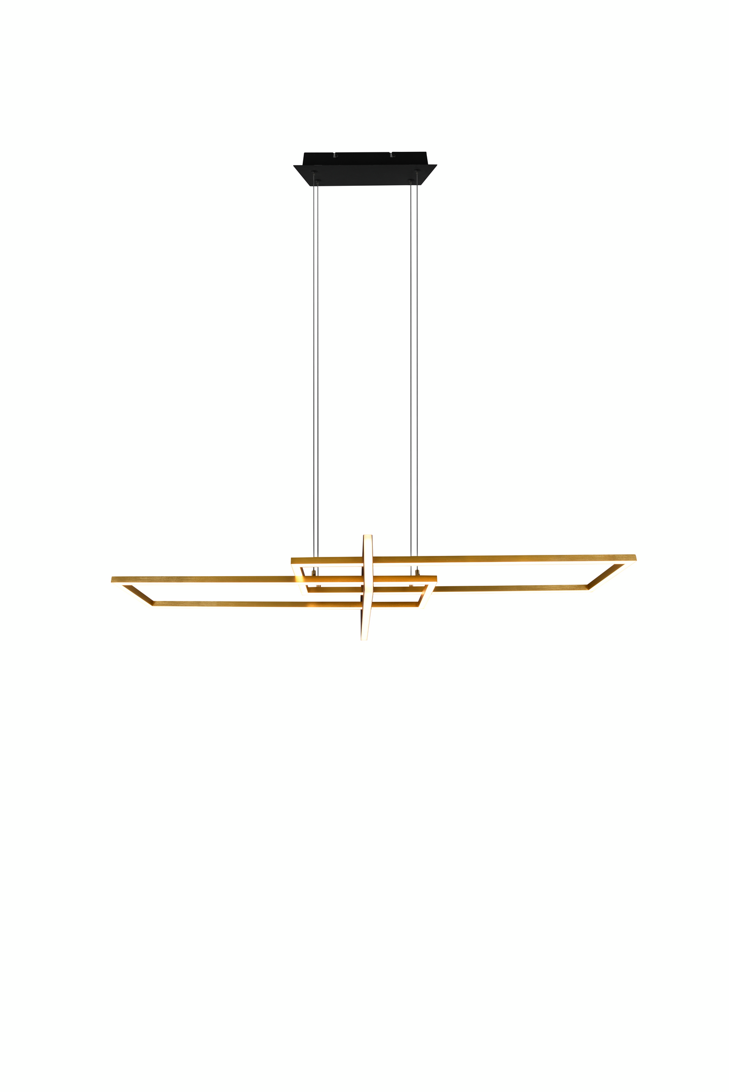Riippuvalaisin TRIO Salinas led mattamessinki/mattamusta