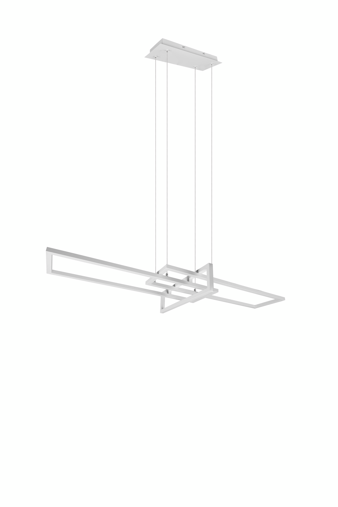 Riippuvalaisin TRIO Salinas led mattavalkoinen