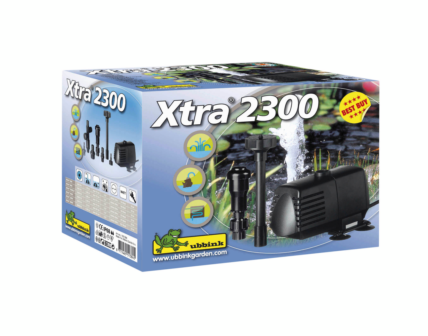 Suihkulähdepumppu Ubbink Xtra 2300