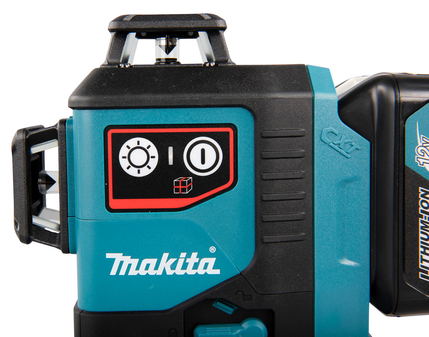 Ristiviivalaser Makita SK700DWA punainen akku 2,0Ah