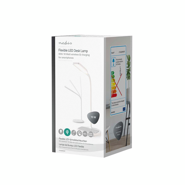 Pöytävalaisin Nedis led 10W 2700-6500K langaton lataus valkoinen
