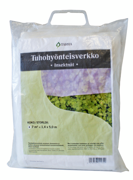 Tuhohyönteisverkko Tarha 7m² 1,4x5m