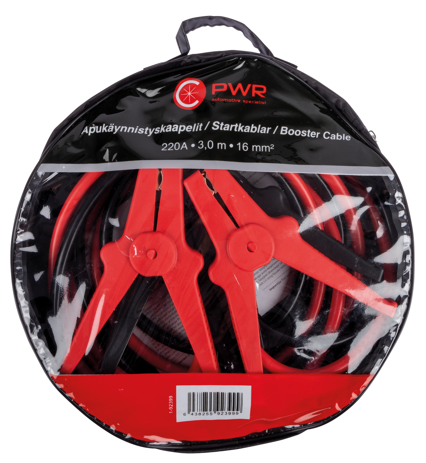 Apukäynnistyskaapelit C-PWR 3m 16mm²