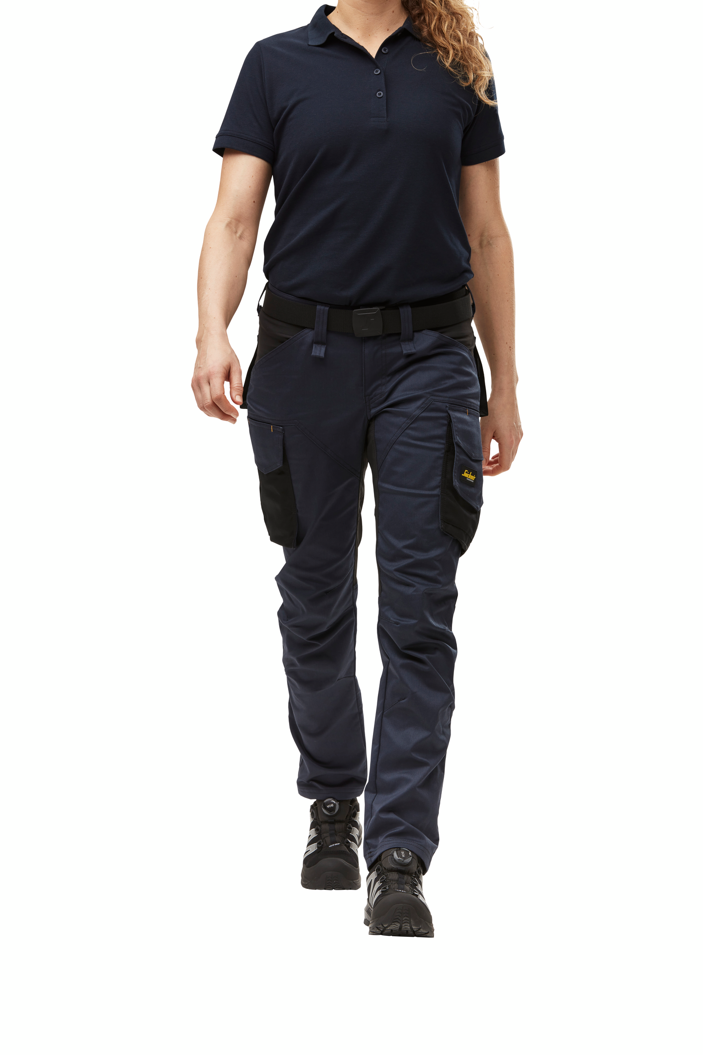 Housut Snickers naisten 6703-0404 Stretch musta