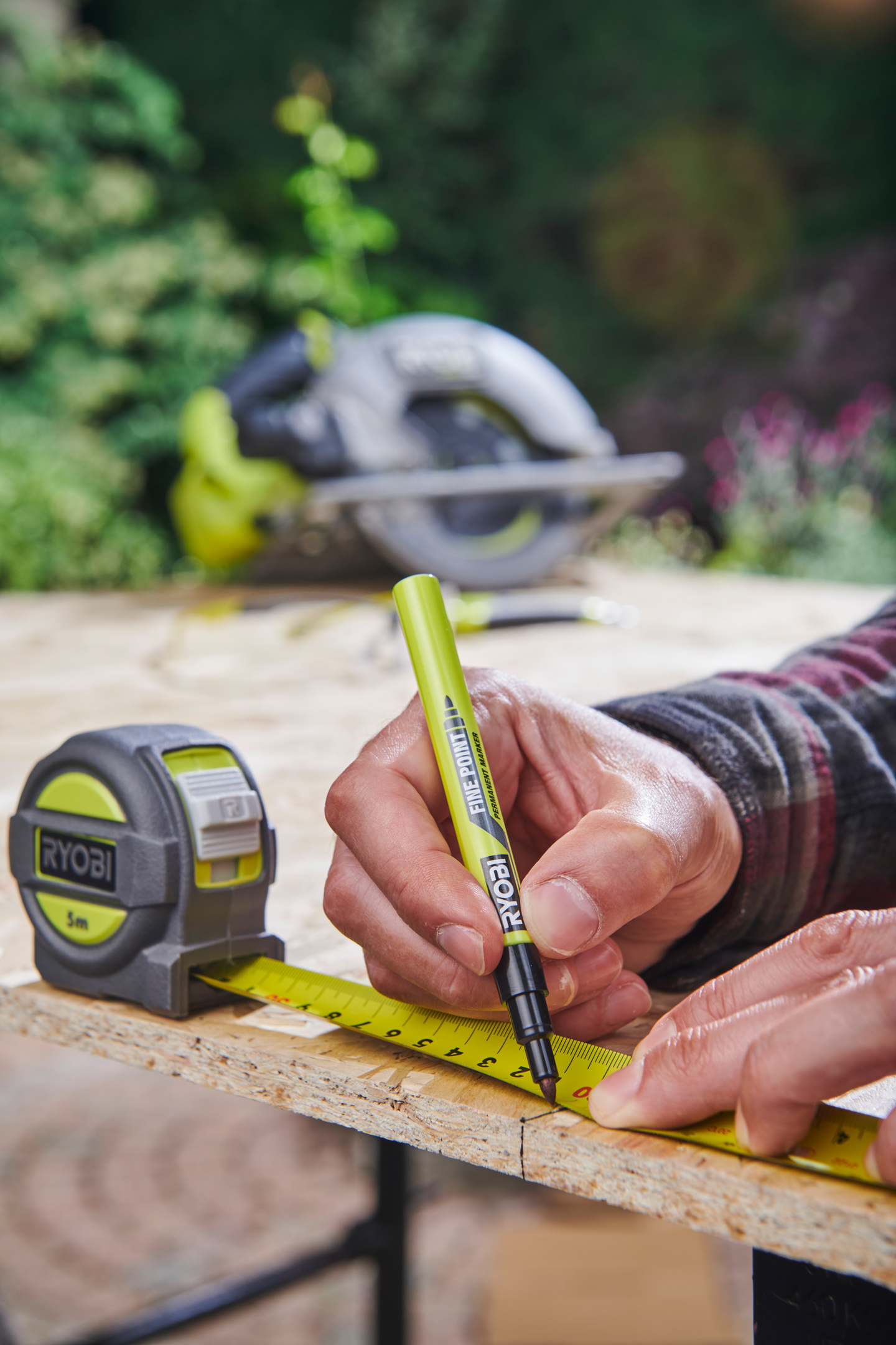 Merkkaustussi Ryobi RPM26PK musta